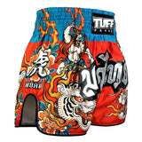 TUFF Muay Thai Shorts High-Cut Retro Style Fuujin the Wind God
