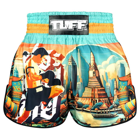 TUFF Muay Thai Shorts High-Cut Retro Style The Legacy of Thailand