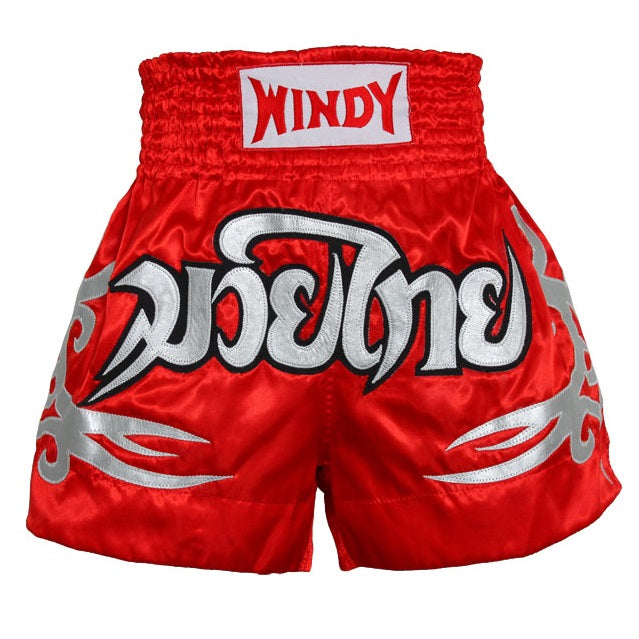 Windy Sport Muay Thai Shorts Thai Red