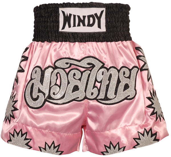 Windy Sport Muay Thai Shorts Pink/Black