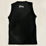 Fairtex MTT40 Sleeveless Tank Top Jersey Shirt Thailand Lights Black