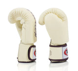 Fairtex BGV19 Deluxe Tight Fit Khaki Muay Thai Boxing Gloves