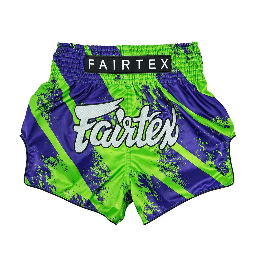 Fairtex Muay Thai Shorts BS1928 Street King Green/Blue