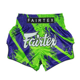 Fairtex Muay Thai Shorts BS1928 Street King Green/Blue