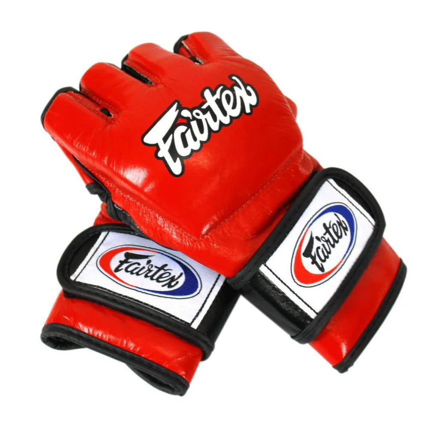 Red Fairtex MMA gloves canada