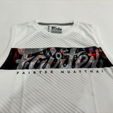 Fairtex MTT40 Sleeveless Tank Top Jersey Shirt Thailand Lights White