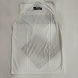 Fairtex MTT40 Sleeveless Tank Top Jersey Shirt Thailand Lights White