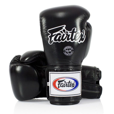 Fairtex BGV5 Super Sparring Muay Thai Boxing Gloves Canada 16oz Black
