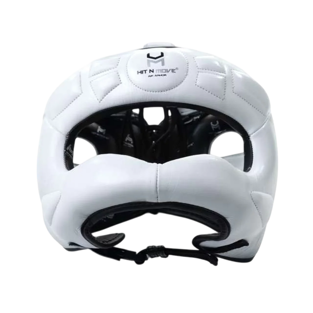 HIT N MOVE Face Saver Boxing Headgear White