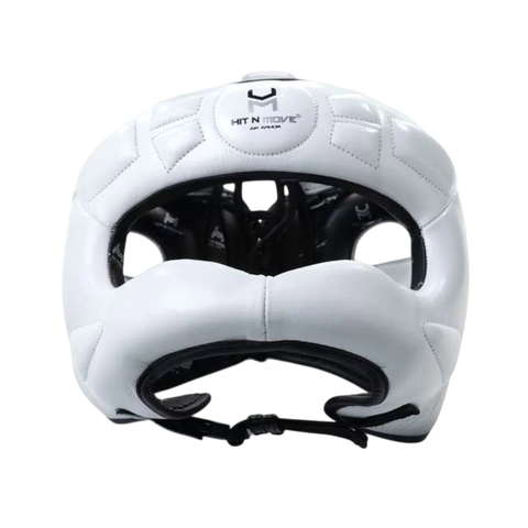 HIT N MOVE Face Saver Boxing Headgear White