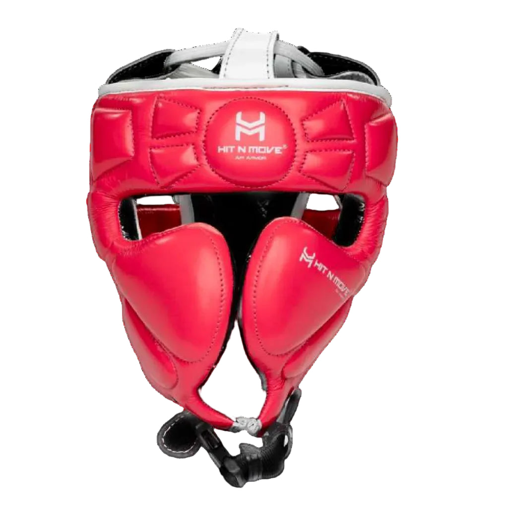 HIT N MOVE Air Armor Precision Boxing Headgear Red