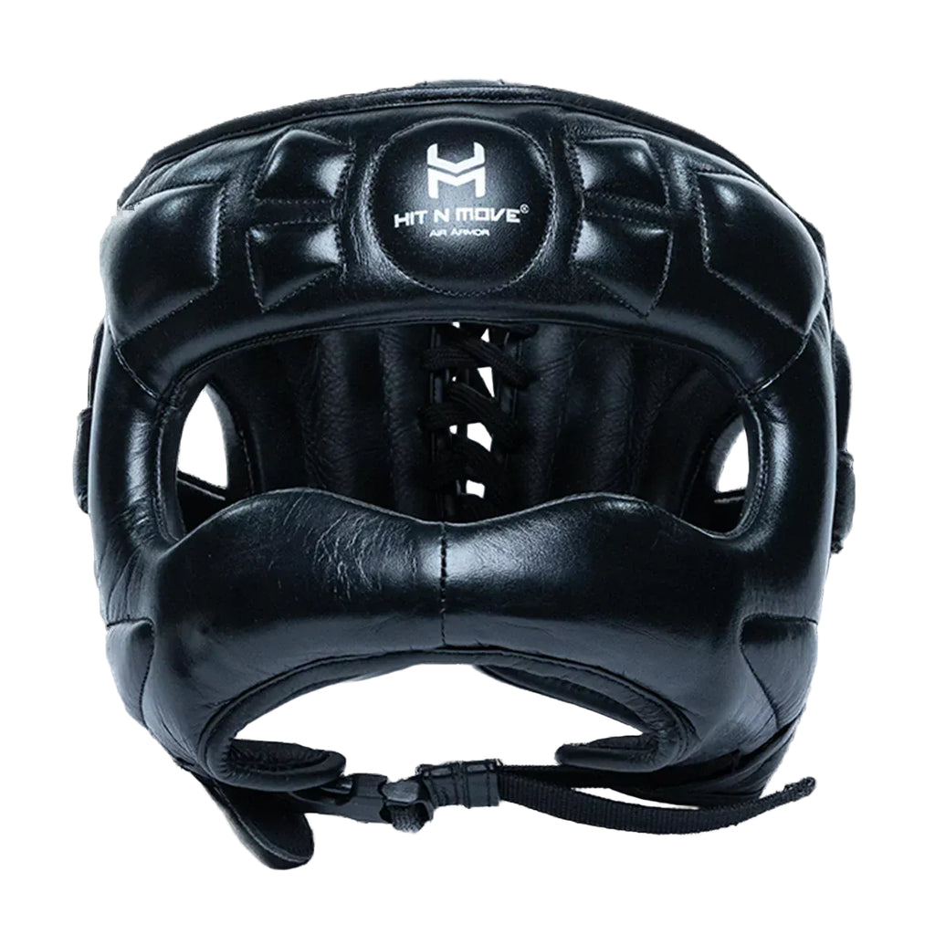 HIT N MOVE Face Saver Boxing Headgear Black