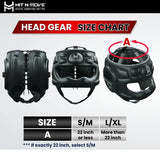 HIT N MOVE Face Saver Boxing Headgear Black