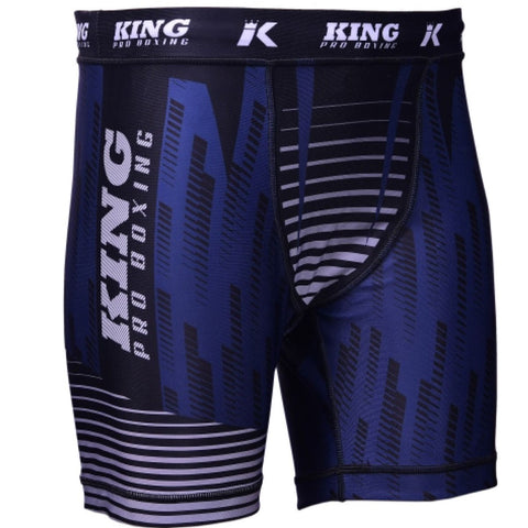 King Pro Boxing Vale Tudo Grappling Fight Shorts Blue/Black