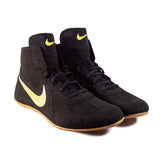 Nike Footsweep 2 Leather Wrestling Shoes Black/Gold