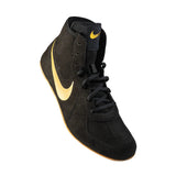 Nike Footsweep 2 Leather Wrestling Shoes Black/Gold