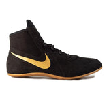 Nike Footsweep 2 Leather Wrestling Shoes Black/Gold