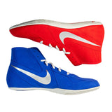 Nike Footsweep 2 Leather Wrestling Shoes Blue/Red