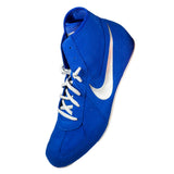 Nike Footsweep 2 Leather Wrestling Shoes Blue/Red