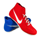 Nike Footsweep 2 Leather Wrestling Shoes Blue/Red