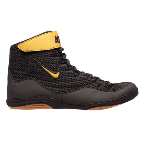 Nike Inflict 3 Wrestling Shoes Boot Black/Gold Limited Edition
