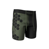 Phalanx Triarii RIZR Black MMA Grappling BJJ Shorts