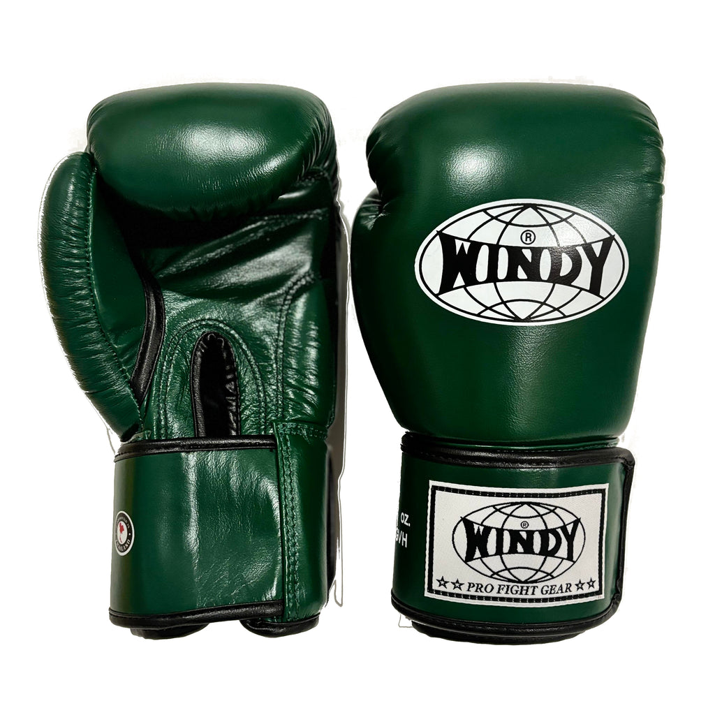 Windy Sport BGVH Muay Thai Boxing Gloves Forest Green