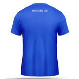Windy Sport Classic Muay Thai Wai Kru Logo T-Shirt Blue