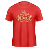 Windy Sport Classic Muay Thai Wai Kru Logo T-Shirt Red/Gold