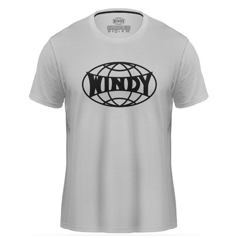 Windy Sport Muay Thai Logo T-Shirt Grey