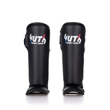 Yuth Sport Gear Muay Thai Shin Guards Black