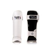 Yuth Sport Gear Muay Thai Shin Guards White