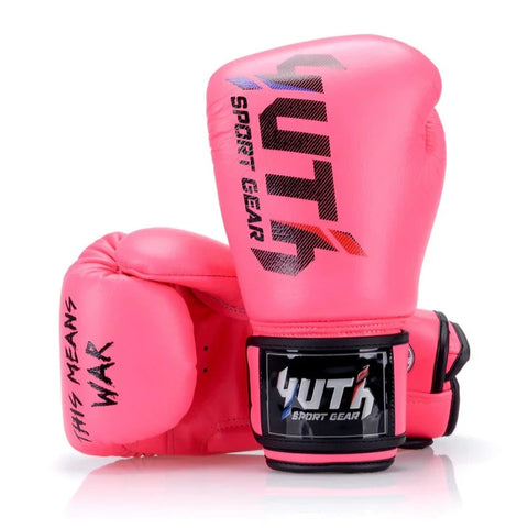 Yuth Sport Gear Muay Thai Boxing Gloves Pink