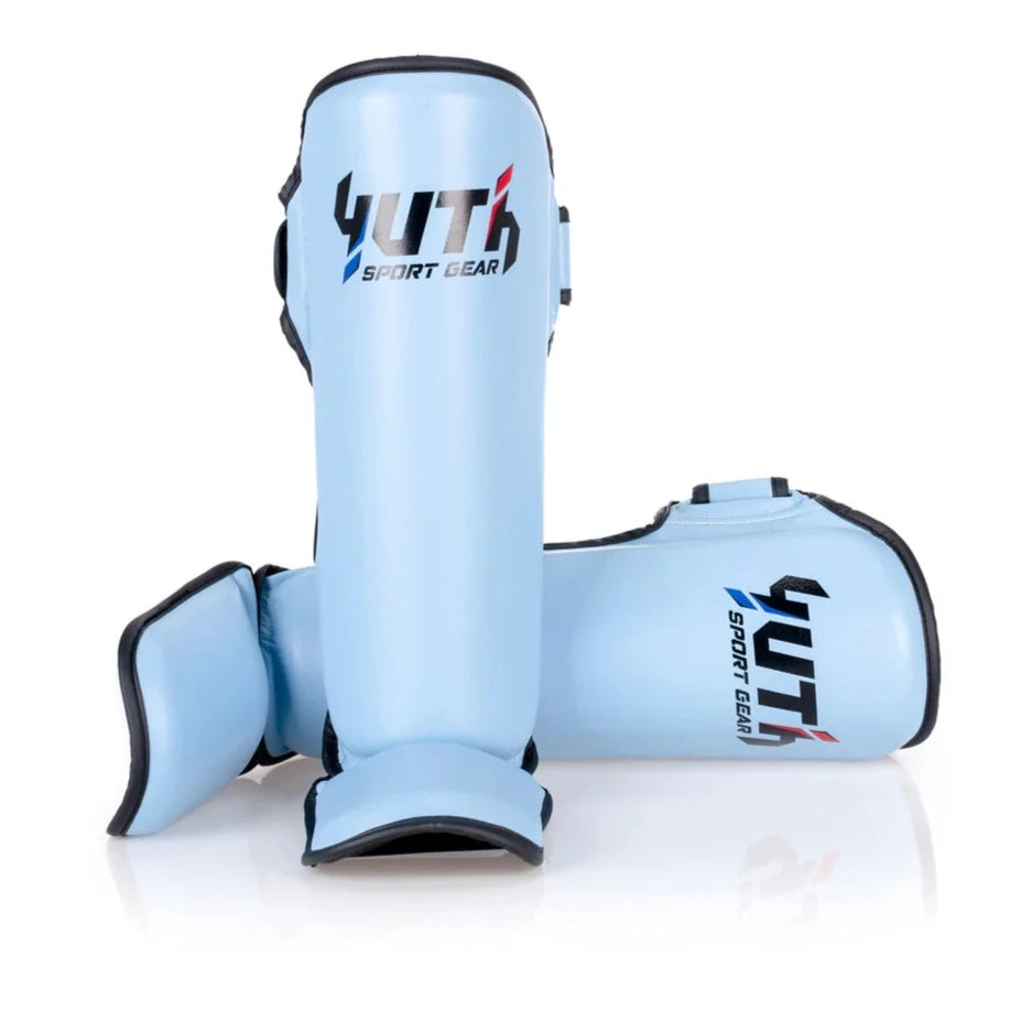 Yuth Sport Gear Muay Thai canada Shin Guards Powder Blue