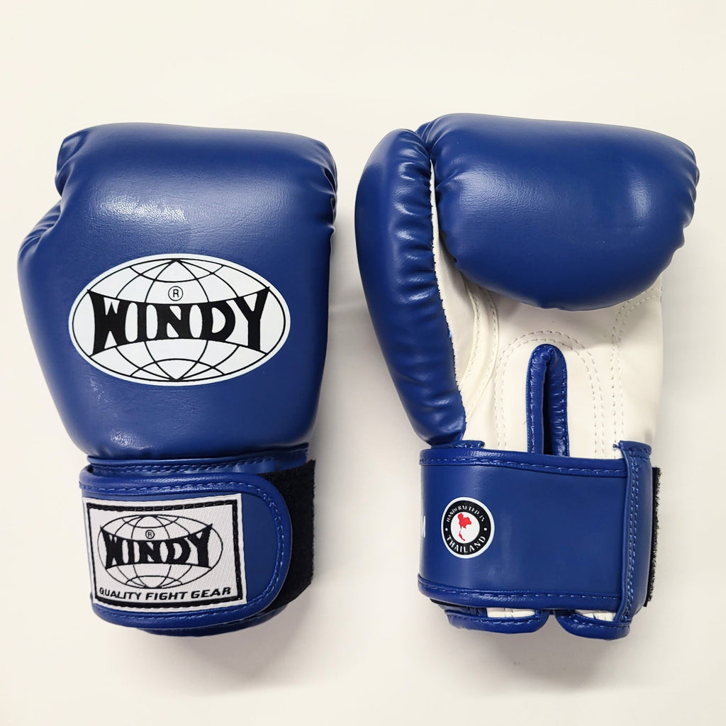 Windy Muay Thai Kids Youth Boxing Gloves Blue