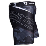 Booster Fight Gear Vale Tudo Grappling Fight Shorts Black Camo Grey