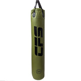 CFS 5ft Muay Thai Boxing Banana 95lbs FILLED Heavy Bag Green