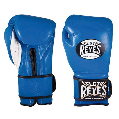 Cleto Reyes Training Velcro Boxing Gloves Electric Blue