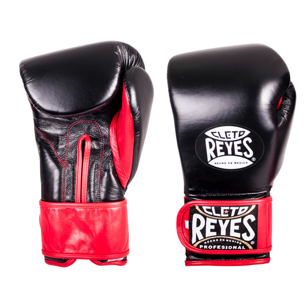 Cleto Reyes Extra Padding Training Velcro Boxing Gloves Black