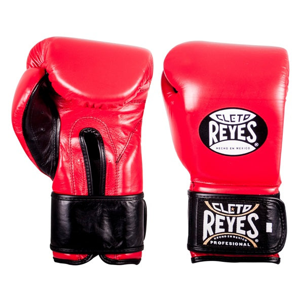 Cleto Reyes Extra Padding Training Velcro Boxing Gloves Red