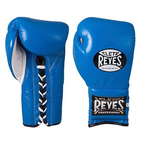 Cleto Reyes Lace-Up Training Boxing Gloves Electric Blue