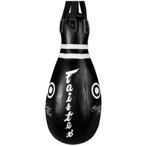 Fairtex Muay Thai Boxing Bowling Heavy Bag HB10 (Un-filled) Black