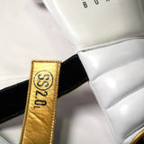 Fortress Boxing SS2.0 Lace-Up Boxing Gloves White/Gold
