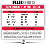 Fuji Sports Kids Childrens Youth BJJ Jiu Jitsu Gi Blue