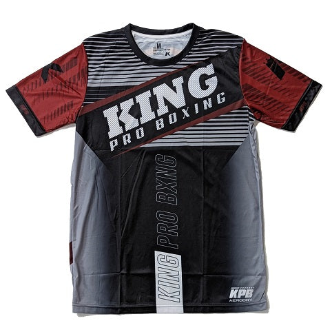 King Pro Boxing Aero Dry Maroon Training Shirt