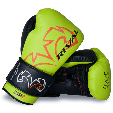 Rival Boxing RS11V Evolution Sparring Gloves Velcro Lime Green
