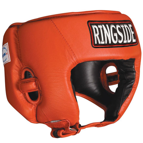 Ringside Amateur Competition Approved Open Face USA Boxing Headgear Red
