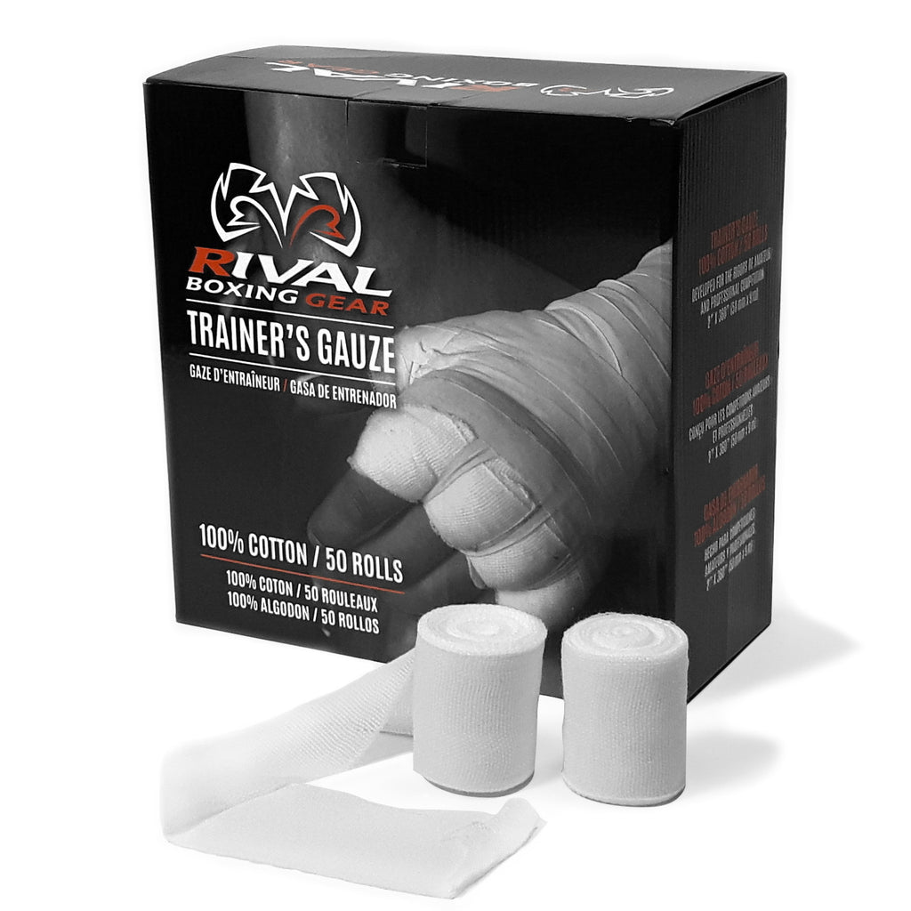 Rival Boxing Trainer's Gauze Bandage White
