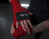 SCYntz by Title Boxing 185" Hand Wraps with GEL Knuckle Guard Red