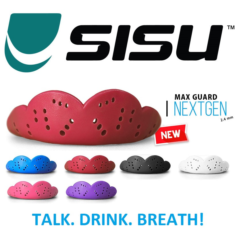 SISU Max Mouthguard Edmonton Combat Sports Rated 2.4mm High Impact Various Colours